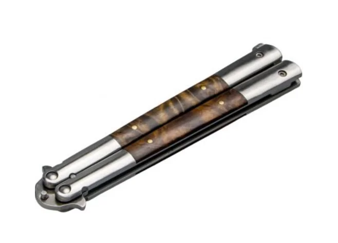 Ніж Boker Magnum Balisong Wood Large Фото 2